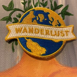 Wanderlust Globe Iron-On Patch